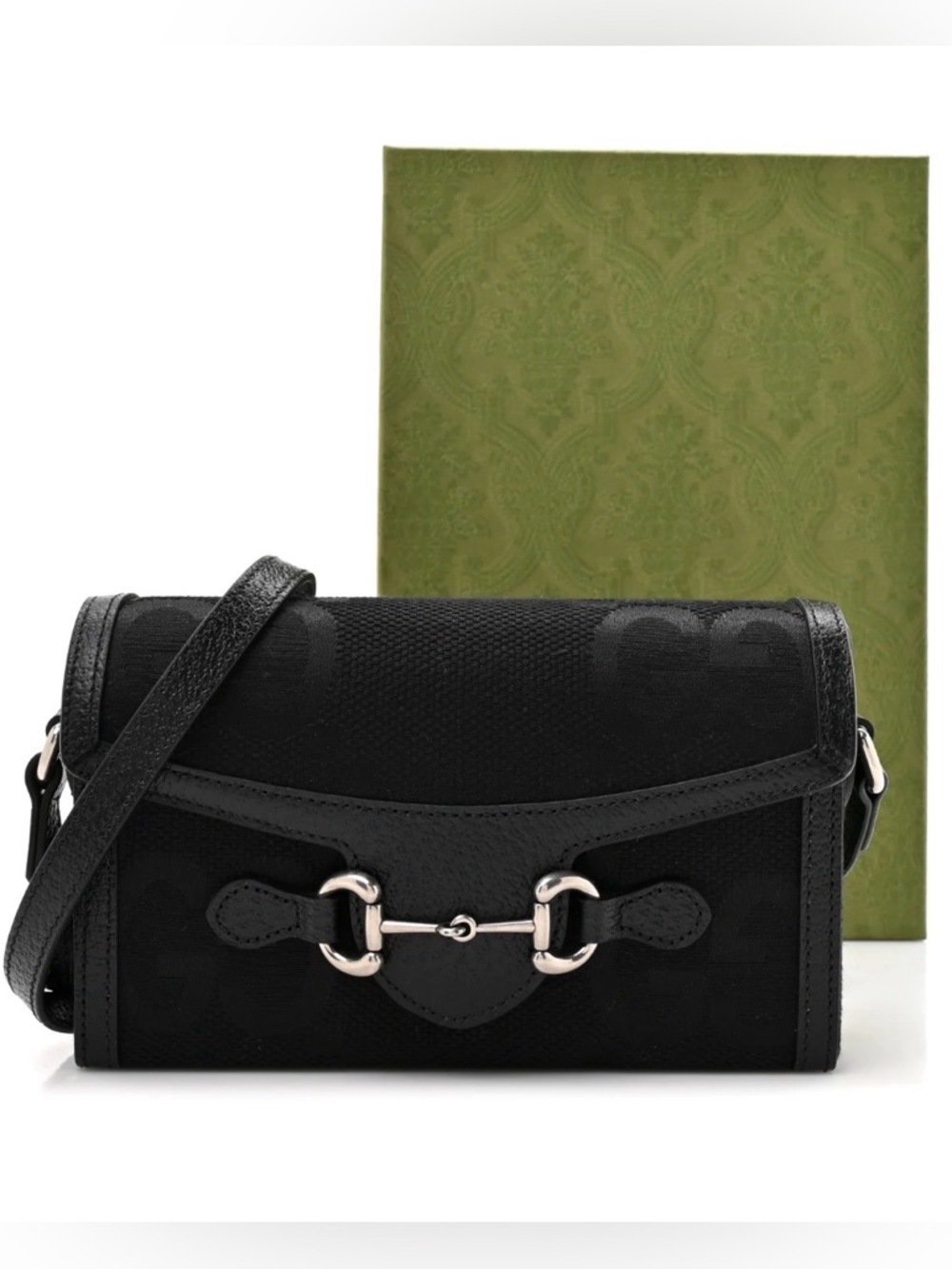 GUCCI 1955 Horsebit Jumbo GG Mini Crossbody Bag